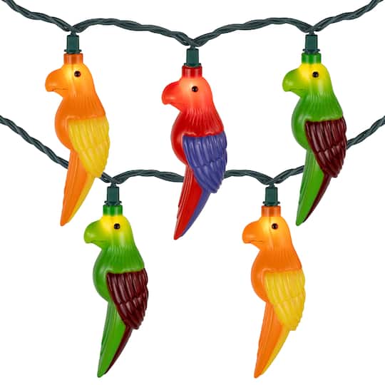 10ct. Parrot Patio String Lights